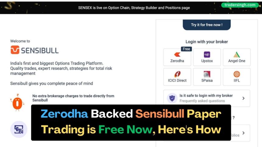 Zerodha Paper Trading