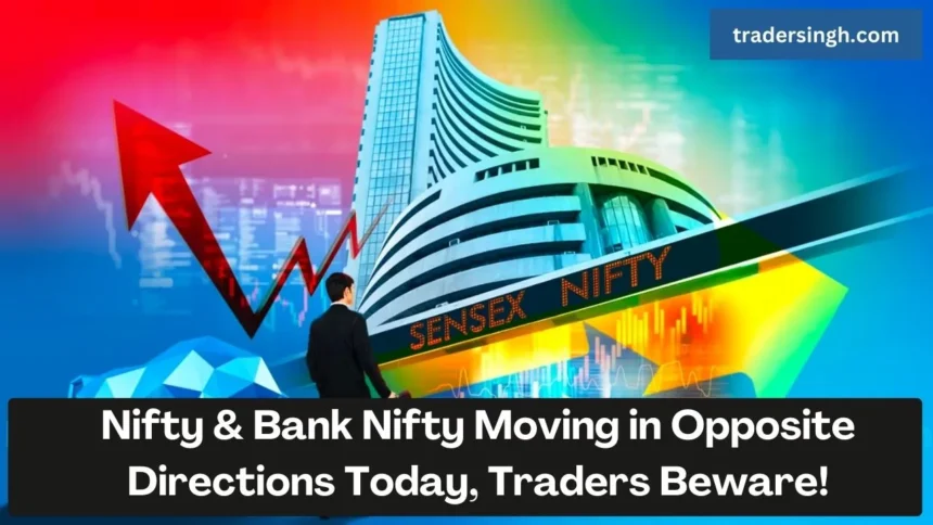 Nifty & Bank Nifty Moving in Opposite Directions Today, Traders Beware!