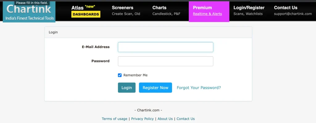 What is Chartink? & How to use it for Intraday?